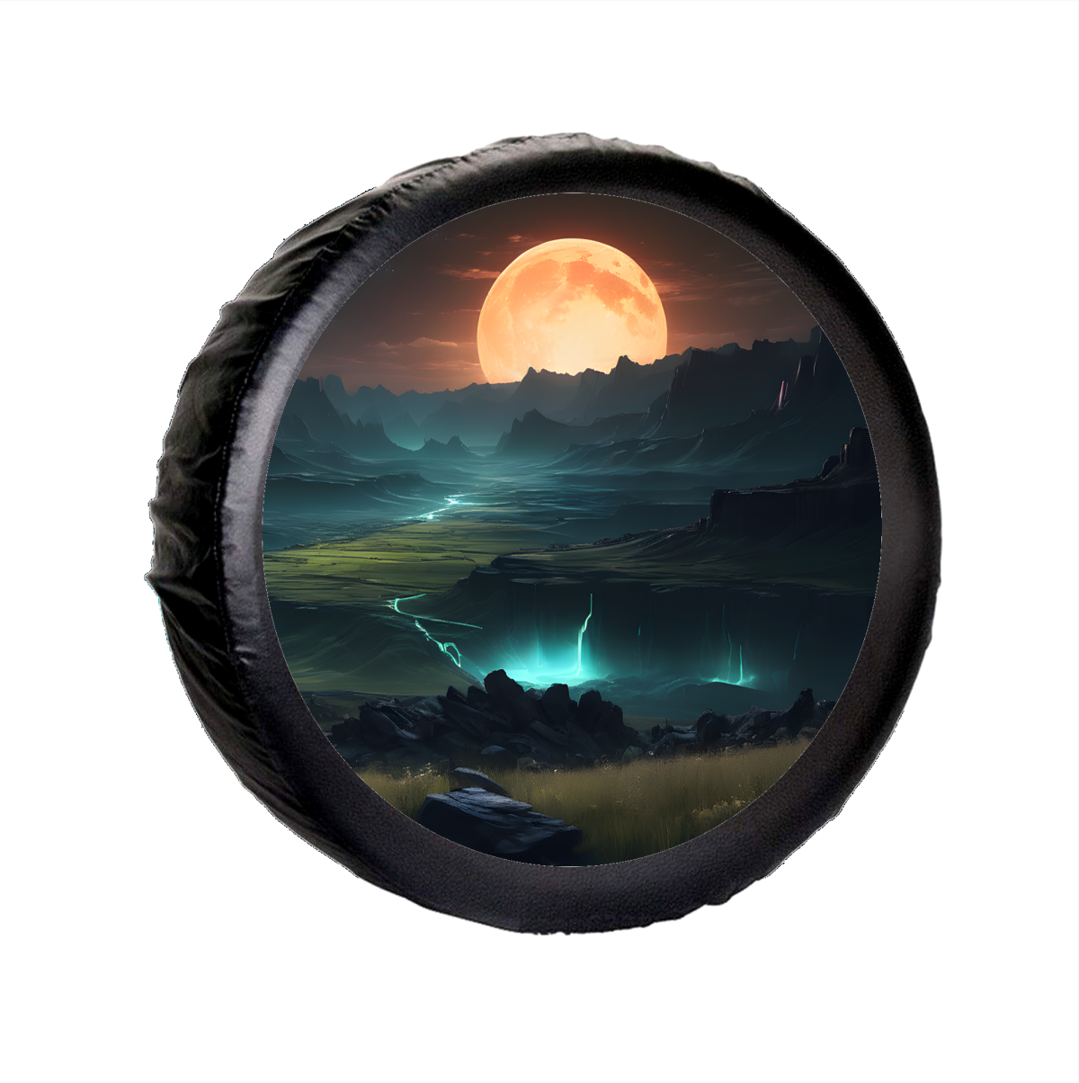 Sticker Auto "Roata de Rezerva" rezistenta la intemperii si raze UV, diametru 55 cm, Cod: AVX-RR15 - imagine 2