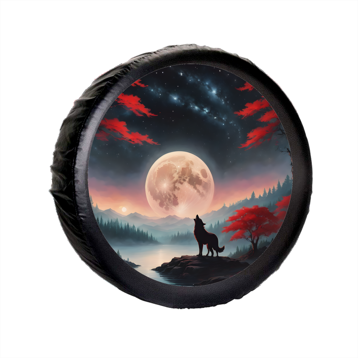 Sticker Auto "Roata de Rezerva" rezistenta la intemperii si raze UV, diametru 55 cm, Cod: AVX-RR17 - imagine 2