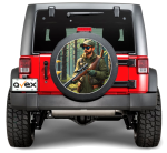 Sticker Auto "Roata de Rezerva" rezistenta la intemperii si raze UV, diametru 55 cm, Cod: AVX-RR19