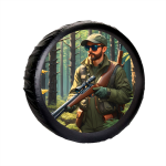 Sticker Auto "Roata de Rezerva" rezistenta la intemperii si raze UV, diametru 55 cm, Cod: AVX-RR19 - imagine 2