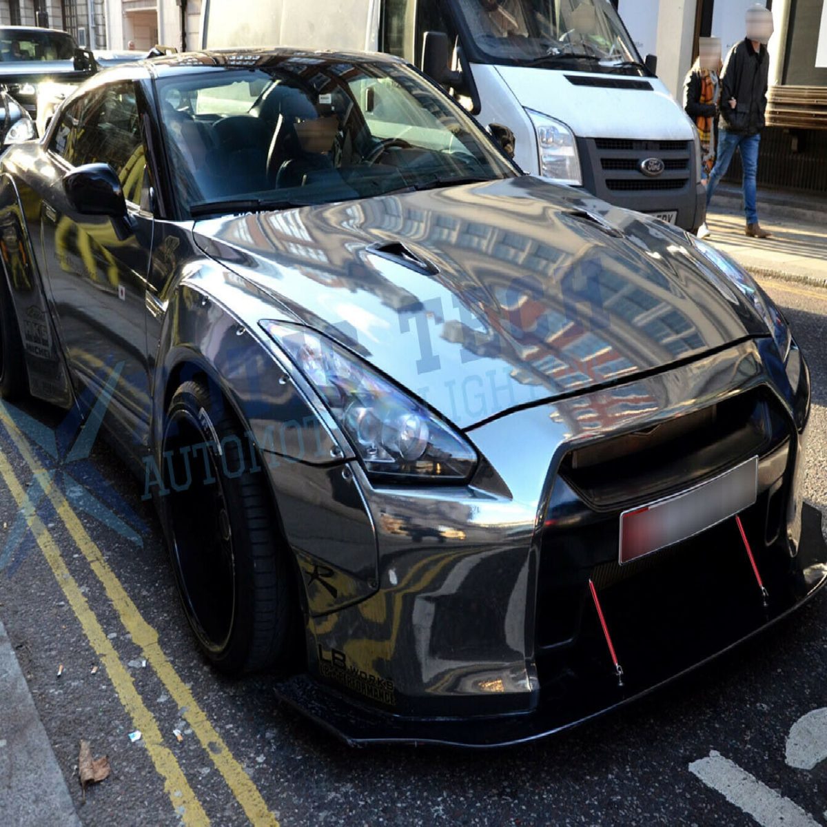 Set 2 Tije din Aluminiu reglabile pentru Consolidare Spoiler, lungime 15cm, culoare Rosu - imagine 5