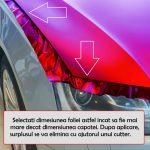 Folie Capota Auto "Hood Art" rezistenta la exterior, marime L (180 x 130cm) - Cod: AVX-CAPOTA-015L - imagine 4