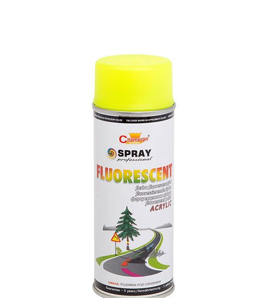 Spray Vopsea Fluorescent 400ml Galben Champion Color