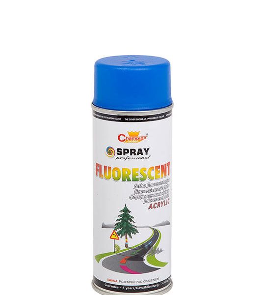 Spray Vopsea Fluorescent 400ml Albastru Champion Color