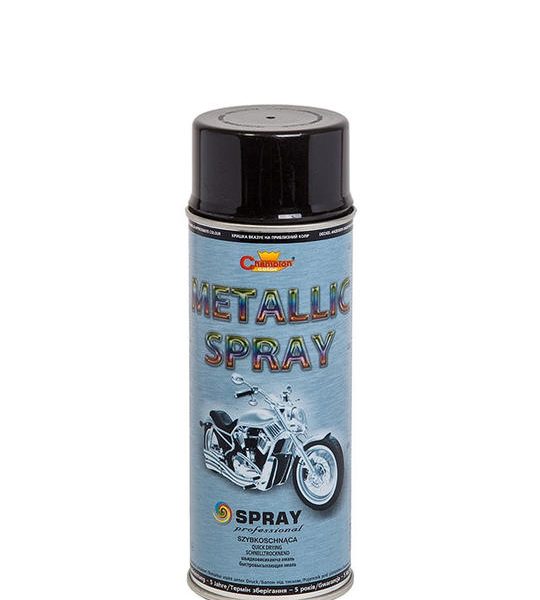Spray Vopsea 400ml Metalizat Acrilic Negru Champion Color