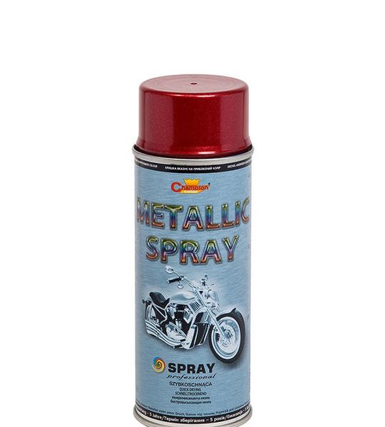 Spray Vopsea 400ml Metalizat Acrilic Rosu Champion Color