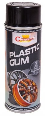Spray Vopsea Cauciucata pentru Jante, culoare Neagra, 400ml, Champion Color - imagine 2