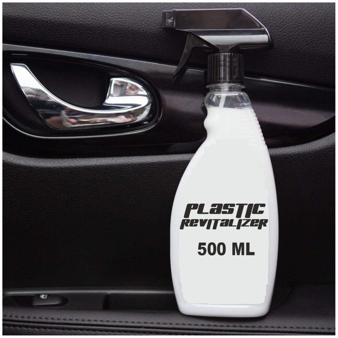 trhstr.jpg Solutie intretinere, revitalizare si curatare elemente din plastic, 500ml, cu pulverizator si aplicator - imagine 1