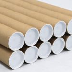 Tub din carton pentru protectie la transport folii si printuri, lungime 130 cm, diametru Ø76mm, grosime perete 4mm