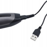 Aparat de tuns profesional pentru cani cu acumulator, lama titan + ceramica, incarcare USB, culoare Neagra, model AVX-WT-BLACK-T10 - imagine 11