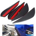 Set 4 buc. aripioare ornamentale bara tuning, culoare neagra - imagine 2