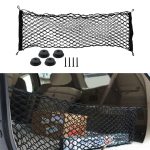 Plasa de bagaje elastica cu buzunar si suporti de montaj, dimensiune 100 x 40 cm - imagine 4