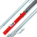 Bara de tractare pliabila rigida, 3 Tone, lungime 205cm cu amortizor, TUV CE - imagine 2