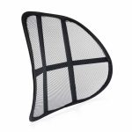 Pernita scaun cu suport lombar pentru corectare postura, culoare Neagra