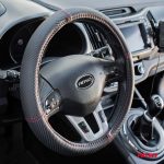 Husa volan Carbon Look, SWC-38-M (37-39cm) - imagine 4