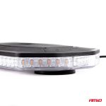 Rampa luminoasa girofar, culoare Orange, alimentare 12/24V, 48 LED-uri, protectie IP56, montaj cu magnet - imagine 6