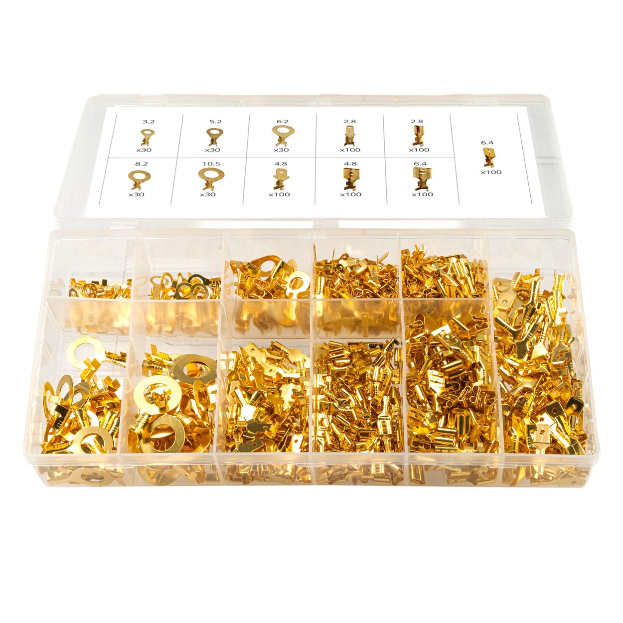 03032_01.jpg Set 750 conectori terminali pentru circuite electrice - imagine 1