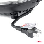 Lampa Suplimentara LED pentru Vehicule Off-Road, ATV, SSV, cu inscriptie "BOSS" si functii: Faza Lunga, Faza Scurta, Semnalizare, Pozitie, tensiune alimentare 9 - 36V, diametru Ø170 mm - imagine 12