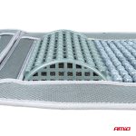 Husa scaun auto cu bile de masaj si suport lombar, dimensiuni 97 x 44 cm, culoare Gri - imagine 5