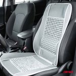 Husa scaun auto cu bile de masaj si suport lombar, dimensiuni 110 x 46 cm, culoare Gri - imagine 2