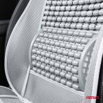 Husa scaun auto cu bile de masaj si suport lombar, dimensiuni 110 x 46 cm, culoare Gri - imagine 3