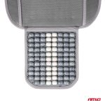 Husa scaun auto cu bile de masaj, suport lombar si tetiera, dimensiuni 131 x 46 cm, culoare Gri - imagine 8