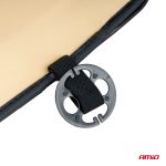 Husa scaun auto cu bile de masaj, suport lombar si tetiera, dimensiuni 147 x 68 cm, culoare Neagra - imagine 6