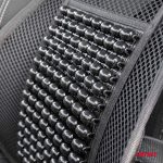 Pernita scaun cu suport lombar pentru corectare postura cu bile de masaj, dimensiune 40 x 38 cm, culoare Neagra - imagine 3