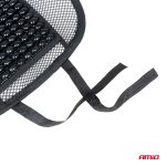 Pernita scaun cu suport lombar pentru corectare postura cu bile de masaj, dimensiune 40 x 38 cm, culoare Neagra - imagine 5