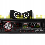 Player Auto, 4 x 50W, model 8021X, cu Radio, MP3, AUX, Card, Telecomanda