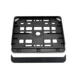 Suport numar inmatriculare negru pentru motocicleta 15 x 19cm