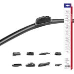Stergator parbriz FLAT cu 8 adaptoare 18 "(450mm) Multiconnect