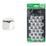 Set capace prezoane 21 mm, culoare Crom