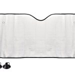 Parasolar parbriz argintiu din spuma EPE 150x80 cm