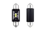 Set becuri auto cu LED CANBUS sofit compatibil C5W 1 SMD 36mm Alb 12/24V, destinat competitiilor auto sau off-road