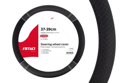 Husa volan neagra Honeycomb SWC-20-M (37-39cm)