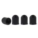 Set 4 capacele auto din plastic pentru ventil, culoare Neagra - imagine 2