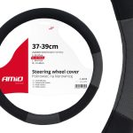 Husa volan negru + gri SWC-05-M (37-39cm)