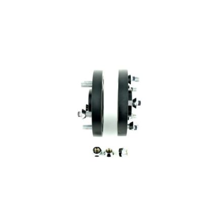 Distantier janta auto, dimensiune 4x108, grosime 20mm, prezoane incluse, culoare neagra