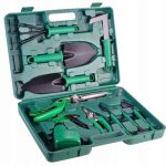 Set 10 unelte de gradina de inalta calitate in valiza de transport, model AVX-WT-EDEN-77 - imagine 2