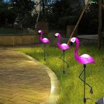 Set 3 x Lampa Solara estetica exterioara de gradina model "Flamingo" - imagine 4