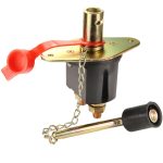 Intrerupator "Contact General" dimensiune MARE pentru Camioane, 12V - 24V, cu cheie metalica - imagine 3