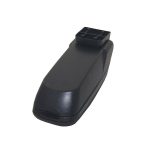 Cotiera auto Universala din piele ecologica neagra, AVX-T131221-3 - imagine 3