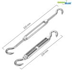 Set montaj Umbrar de Gradina din INOX GB508, 9 piese - imagine 5