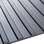 Covor Antiderapant din Cauciuc, Linoleum din Cauciuc pentru Protectie Podea Auto - model STRIATII MARI - imagine 2