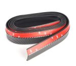 Protectie spoiler, prelungire bara fata/spate din cauciuc, culoare CARBON Negru - imagine 5