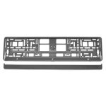 Suport numar inmatriculare din plastic, calitate Premium, culoare GRAFIT - imagine 2