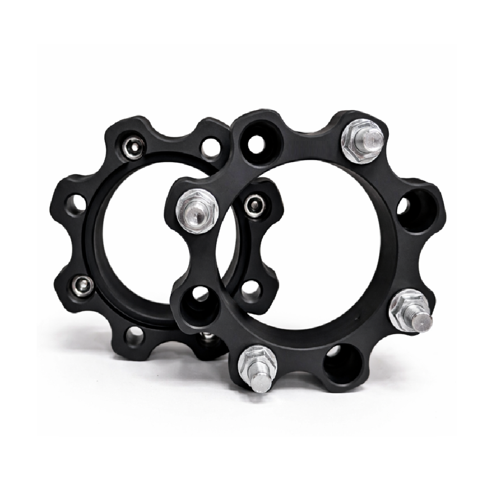 Set 2 buc. Distantiere Roti ATV din Aluminiu Forjat, grosime 30mm, distanta prezoane 4 x 110mm, gaura centrare 90,2mm, piulite M10 x 1,25 - imagine 2