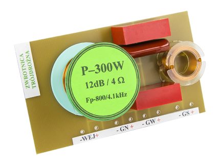 Filtru boxa, crossover cu 3 cai, 300W / 4 Ohm