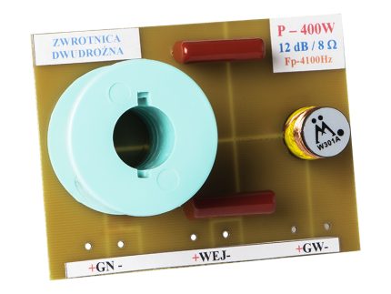 Filtru boxa, crossover cu 2 cai, 400W / 8 Ohm